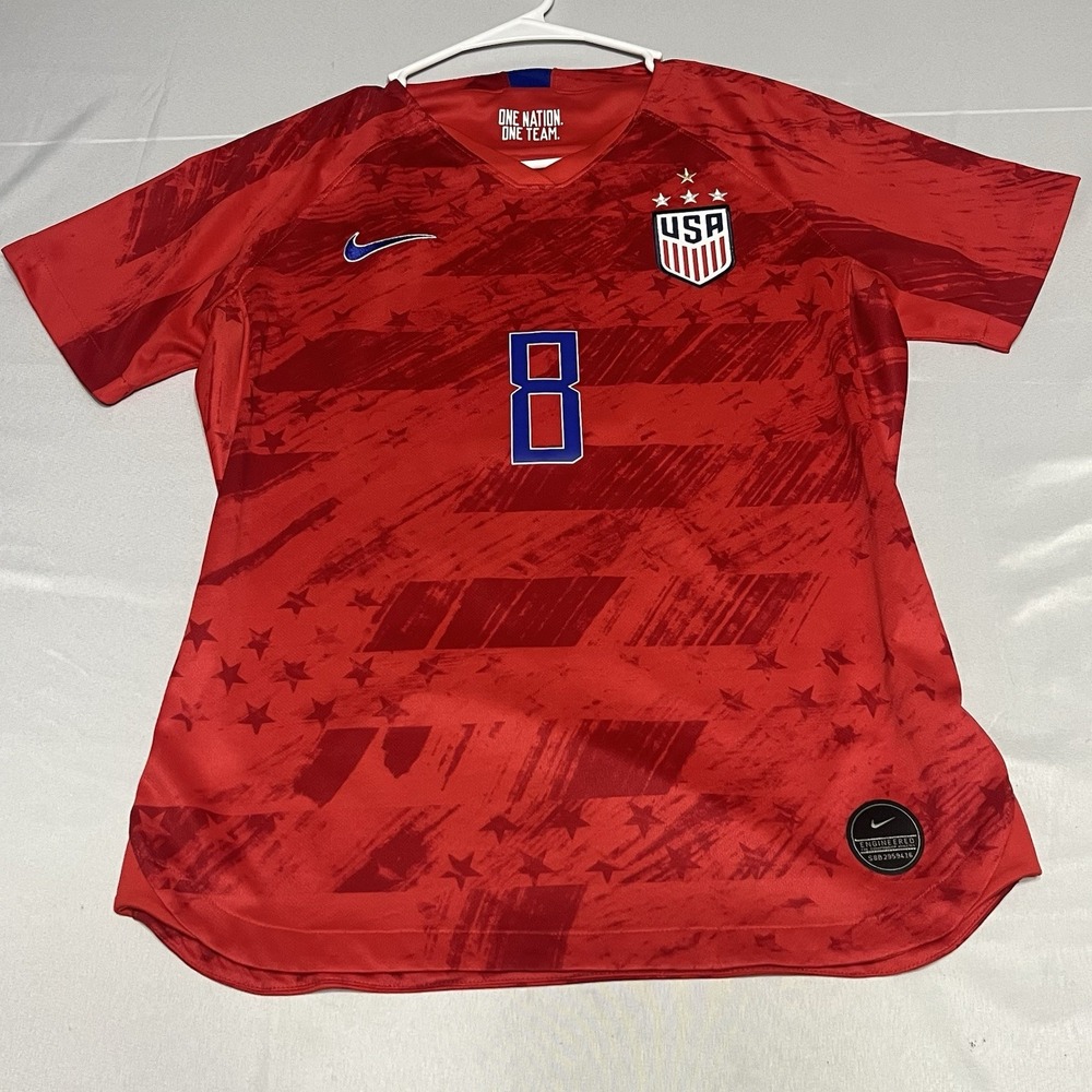 Nike USWNT Julie Ertz #8 2019 Away Soccer Jersey Women's Medium World Cup